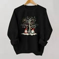 thumbnail image 4 of Cadancy Long Sleeve Christmas Shirts for Women Xmas Light Cute Graphic Funny Pullover Tops Crew Neck Long Sleeve Loose Winter Sweatshirts Holiday Festival Outfits 2025, 4 of 5