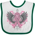 thumbnail image 3 of Inktastic Breast Cancer Cool Wings Boys or Girls Baby Bib, 3 of 4