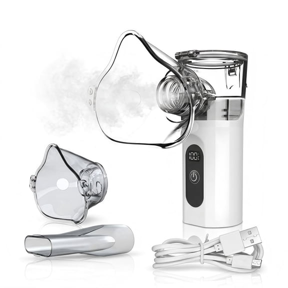 AJZIOJIRO Portable Personal Cool Mist Humidifier USB-C Rechargeable Ultra-Quiet (<50dB) for Home, Office Travel
