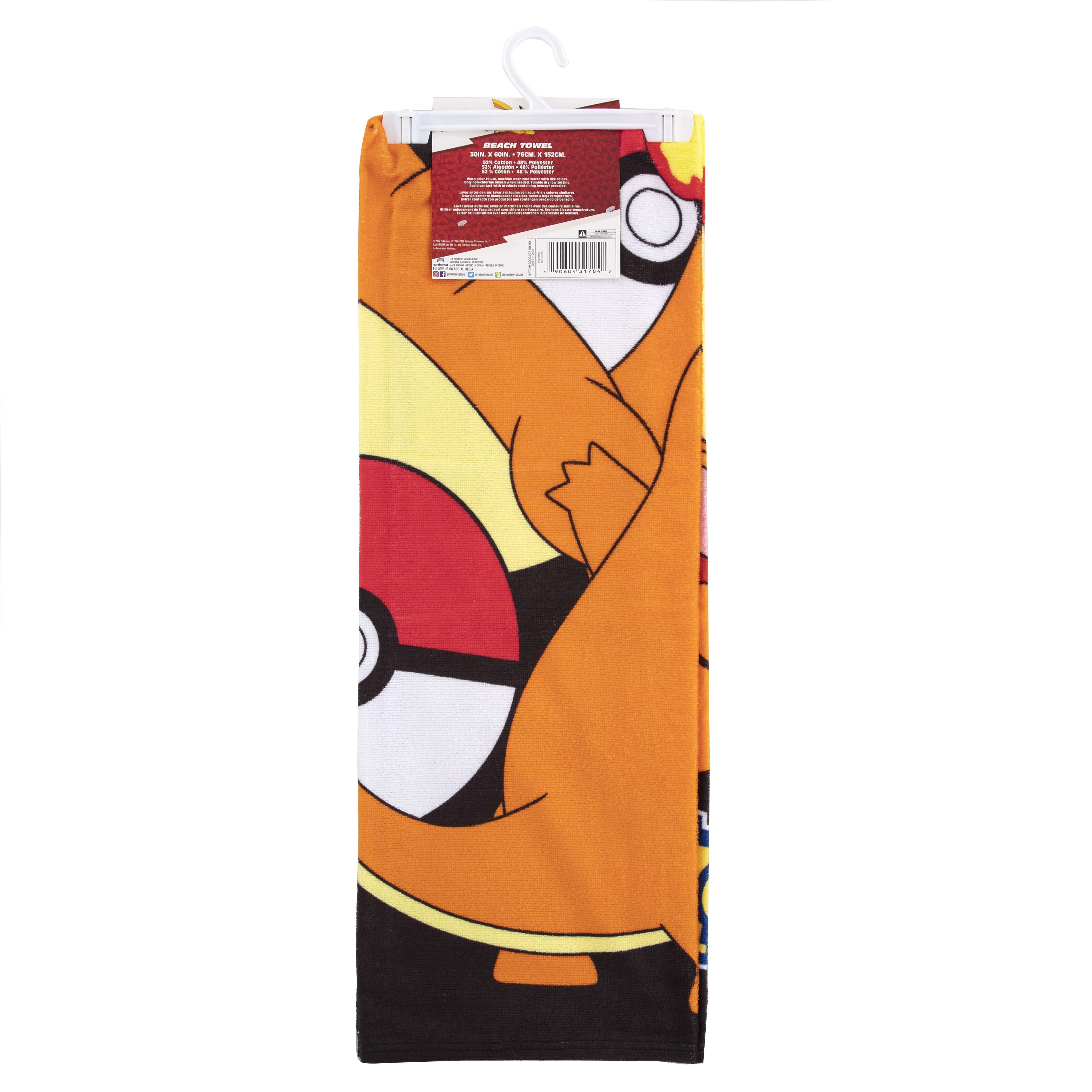 Pokemon Hot Char 30in x 60in Beach Towel