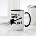 thumbnail image 4 of CafePress - I'd Rather Be Playing Gui - 15 oz Ceramic Large White Novelty Mug, 4 of 4