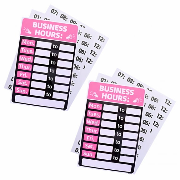 LAMIRO 2pcs Business Sticking Closed Open Sign Open Closed Sign For Store Restaurant Bar