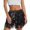 Black, variant on QHFBli Sequin Skirt for Women Stretchy Bodycon Mini Skirts Sexy Sparkly Skirt Glitter Shiny Skirt Night Out Party Gold One Size