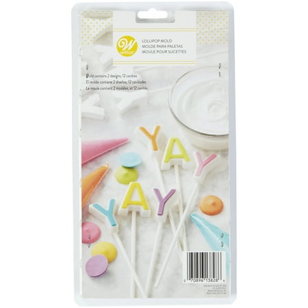 Wilton Yay Lollipop Mold, 12-Cavity