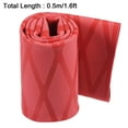 thumbnail image 4 of Uxcell 45mm Dia 1.6ft 2:1 Red Heat Shrink Wrap Tubing for Fishing Rod, 4 of 5