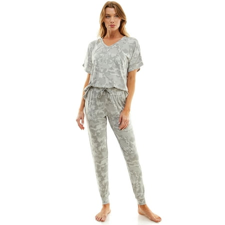 

Jaclyn Women s Oversized Sleep Tee and Joggers Set Sizes S-XL