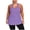 Purple, variant on GHIIYER Plus Size Workout Tops for Women Sleevless Racerback Vest Top Athletic Yoga Running Shirts Size 4XL