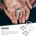 thumbnail image 4 of Miangastore Metal Keychain Shopping Tokens Zinc Alloy 2Pack 3.14X1.22X0.16in, 4 of 8
