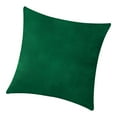 thumbnail image 2 of Funda de almohada cuadrada de terciopelo con forma de almohada, funda de almohada decorativa para sofá de color sólido, verde negruzco sidaley HA003042-03, 2 of 6