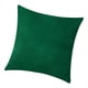 thumbnail image 2 of Funda de almohada cuadrada de terciopelo con forma de almohada, funda de almohada decorativa para sofá de color sólido, verde negruzco kenally HA003042-03, 2 of 6