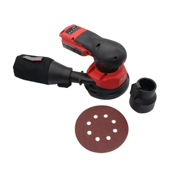 Milwaukee 2837-20 18V Cordless 5″ Random Orbit Sander – 12,000 OPM Max, 3/32″ Orbit, 5-Mode Speed, Integrated Dust Control, Low Vibration, Ergonomic Palm Grip, VACLINK Compatible (Tool-Only)