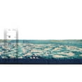 thumbnail image 4 of Rugs.com Azalea Collection Rug – 8 Ft Runner Navy Blue Medium Rug Perfect For Hallways, Entryways, 4 of 9