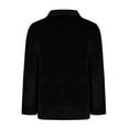 thumbnail image 6 of XPMWRP Women's Velvet Blazer Jackets Casual Long Sleeve Solid Color Lapel Collar Coats Work Office Suit Fall Winter Jackets Black M, 6 of 6