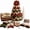 Poinsettia, variant on Americana Christmas Tree Quilt Kit, DIY Patchwork Sewing Craft Kit (Reindeer)