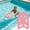Pink-PK, variant on MMJ Swimming Kickboard Float Board 17.32x11.81x1.1in Non Slip High Buoyancy for Swim Training Adult