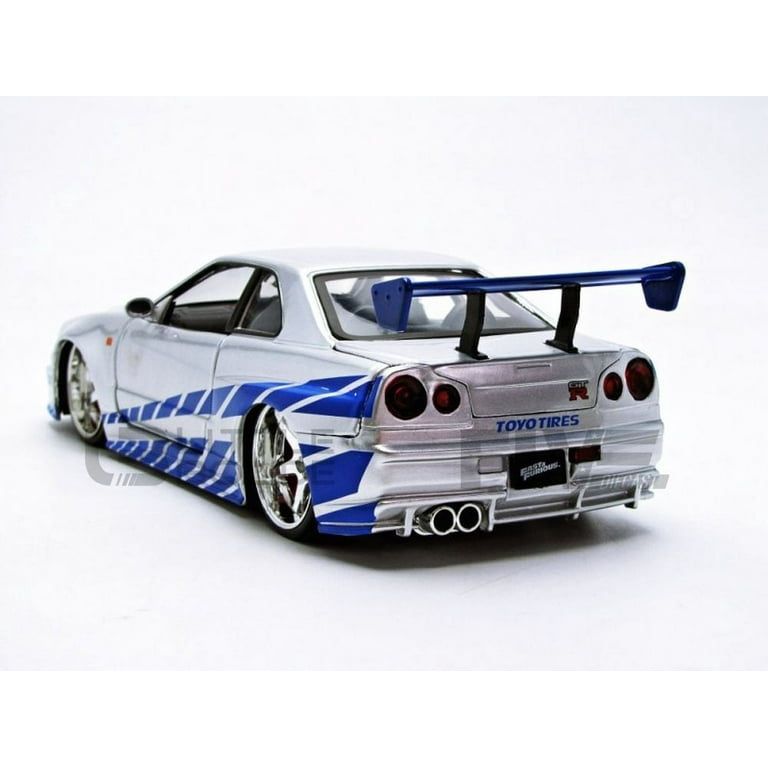 JADA TOYS 1/24 - NISSAN Skyline GTR R34 - Fast And Furious