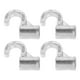 thumbnail image 1 of ganchos de metal resistentes para barra de armario, de aleación de aluminio, para colgar ropa, 1 of 7