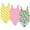 GINGH, variant on BTween Girls Multi Pack One Piece Swimwear Unique Colors and Patterns, Sizes 4-16 for Kids and Toddlers