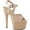 Cream Jelly TPU/Cream, variant on Women's Pleaser Adore 708N Heeled Sandal