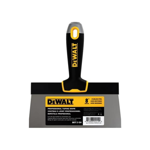 DEWALT Drywall - Soft Grip Taping Knife 200mm (8in)