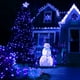 thumbnail image 5 of Cadena de luces Uptotop de 6,1 m, 100 LED azules, enchufable a prueba de agua, 5 of 7