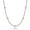 Silver Plated-Pink, variant on S925 Solid Sterling 5A Zirconia Flower Tennis Chain Necklace Wedding Party Gifts-Gold Plated-Ruby