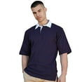 thumbnail image 2 of Front Row Mens Heavyweight Short-Sleeved Rugby Polo Shirt, 2 of 2