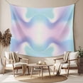 thumbnail image 2 of Abstract Minimalistic,Large Tapestry for Bedroom Wall Hanging Tapestry,Turquoise Pink Ombre Aesthetic Color Art Ceiling Backdrop Tapestries Poster Blanket Wall Decor for Living Room 86" x 104", 2 of 8