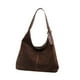 thumbnail image 4 of Bolso de gamuza, bolso de mano con asa superior, moderno y casual, bolso de hombro, bolso de mano para mujer Café, 4 of 9