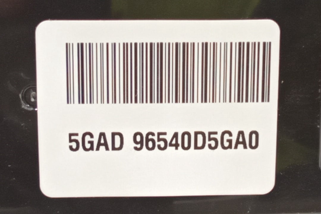 Pre-Owned 2019-2020 Kia Optima Radio Control Panel ID 96540D5GA0WK OEM - Verify Specific Vehicle Fitment In Description - (Good)