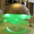 thumbnail image 2 of EcoGecko Magic Ball Light Up Air Revitalizer, Air Freshener, Room Aromatize, Aromatherapy, Aroma and Essential Oil Diffuser with 10ML Lavender Oil, Silver, 2 of 6