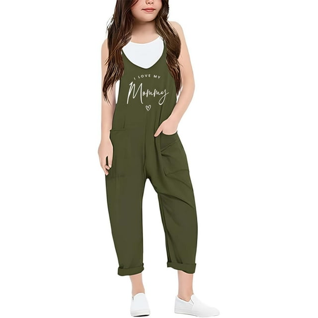 Landzoo One Combinaison Décontractée Imprimée pour Filles, Mignonne, Ample, pour Filles et Garçons