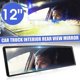 thumbnail image 2 of Espejos retrovisores para automóvil, espejo retrovisor panorámico con clip interior universal de 12 pulgadas para automóvil, espejo retrovisor gran angular, 2 of 4