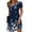 Blue White Printed, variant on Zeagoo Summer Dresses for Women 2025 Vacation Sun Dress Women's A Line Dresses with Pockets Shift Dress Short Sleeve Beach Dress Loose T Shirt Dresses