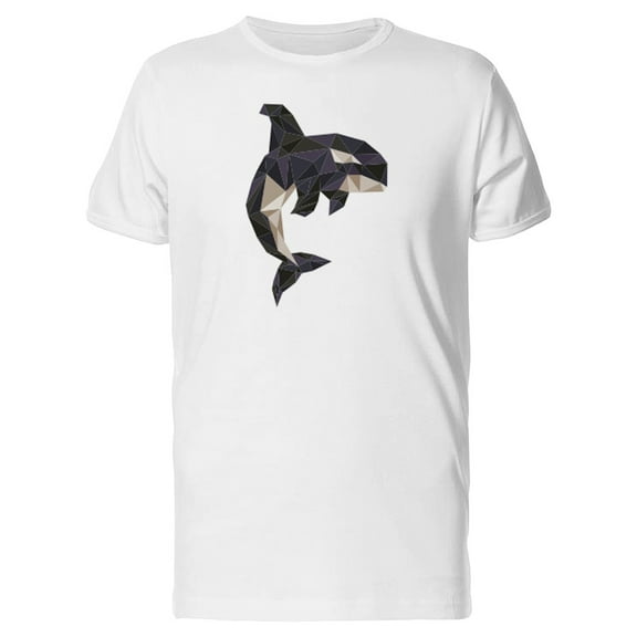 Polygonal Whale T-Shirt Men -Image by Shutterstock, Male Large