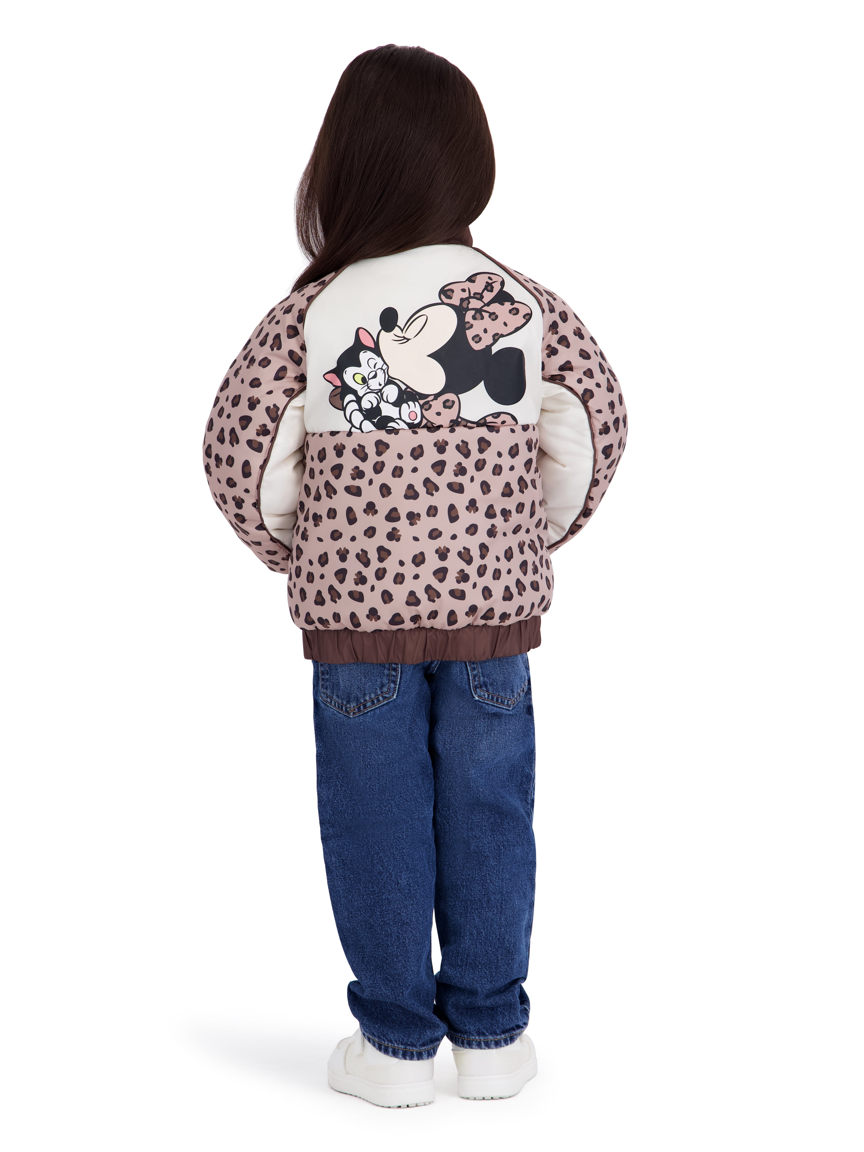 Minnie Mouse Toddler Girl Leopard Jacket, Sizes 2T-5T