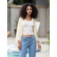 thumbnail image 4 of LMLYSoH Shrug Cardigan for Women Fashionable Lightweight Solid Color Open Front Loose Cover Up, 4 of 9