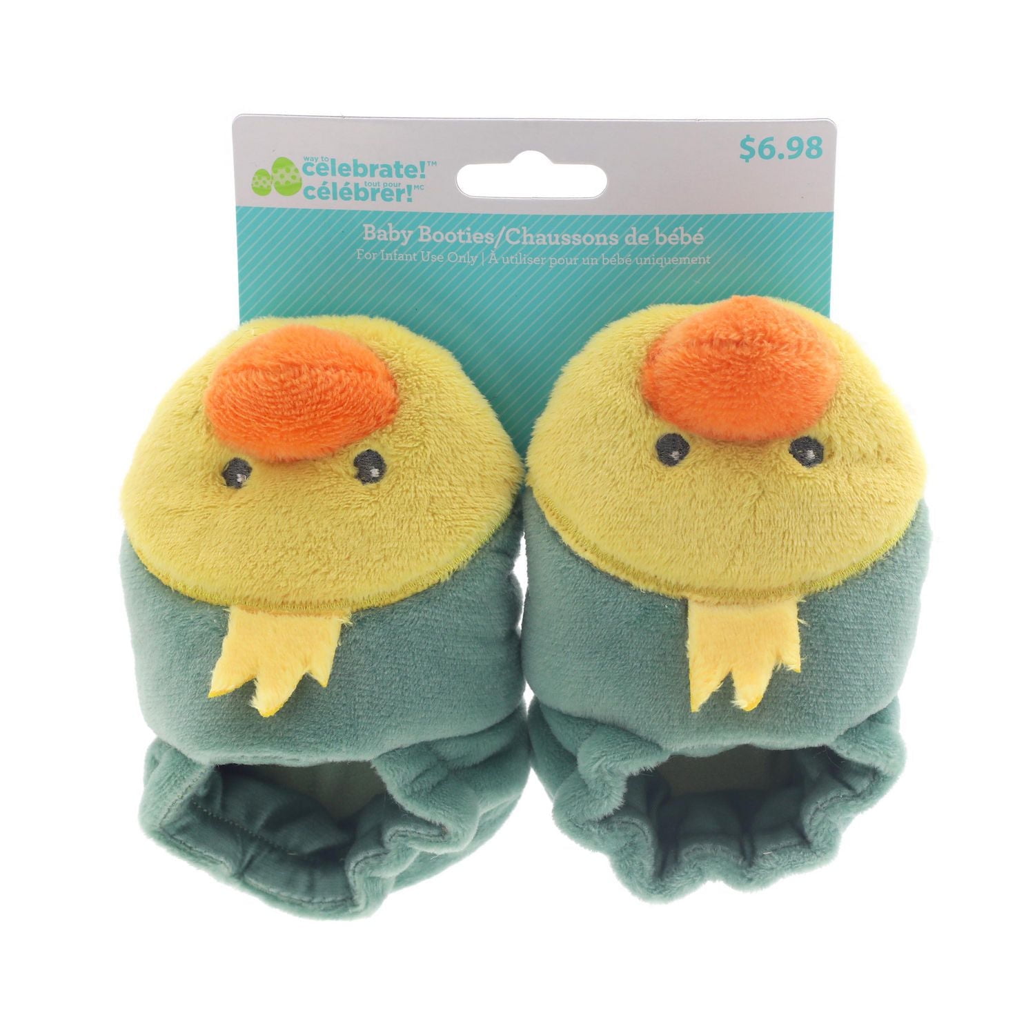 Way To Celebrate My 1st Easter Chick Booties