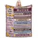 thumbnail image 1 of LHSHID Mothers Day Gift Blanket For Mother Birthday Gift For Mother Blanket With Warm Words Flannel Blanket 50x60in, 1 of 6