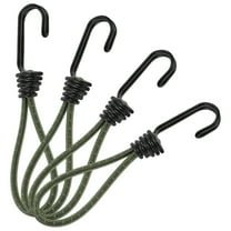 Hytrove Small Bungee Cords with Clips Steel 4Pcs 6.56X1.45X1.10In