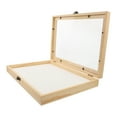 thumbnail image 4 of KAKOWELY Butterfly Shadow Box Unfinished Wooden Box with Clear Top and EVA Board Specimen Display Case Frame Insect Showcase Jewelry Storage Tray Pine Wood Keepsake Box Home Decor, 4 of 5