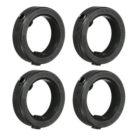 Uxcell Shaft Collar, 1-3/8" Bore Carbon Steel Set Screw Clamping