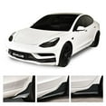 thumbnail image 4 of CROSSDESIGN Side Skirt Panel Kit Rear Bumper Lip Splitter Winglet Body Fit for 2017-2021 Tesla Model 3, 4 of 9