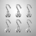 thumbnail image 1 of 2025 Set of 8 Powerful Magnetic Hooks for Hanging, 1 of 1