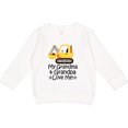 thumbnail image 2 of Inktastic Grandma and Grandpa Love Me Boys Truck Toddler Sweatshirt, 2 of 4