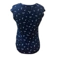 thumbnail image 3 of Blusa Simply Basic Talla EG Estampado Flores Marino, 3 of 4