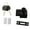 Black, variant on 1Pc Glass Cabinet Double Door Lock Display Cabinet Lock Zinc Alloy Cabinet Lock for 5-8Mm Thick Glass with 2 Keys Black