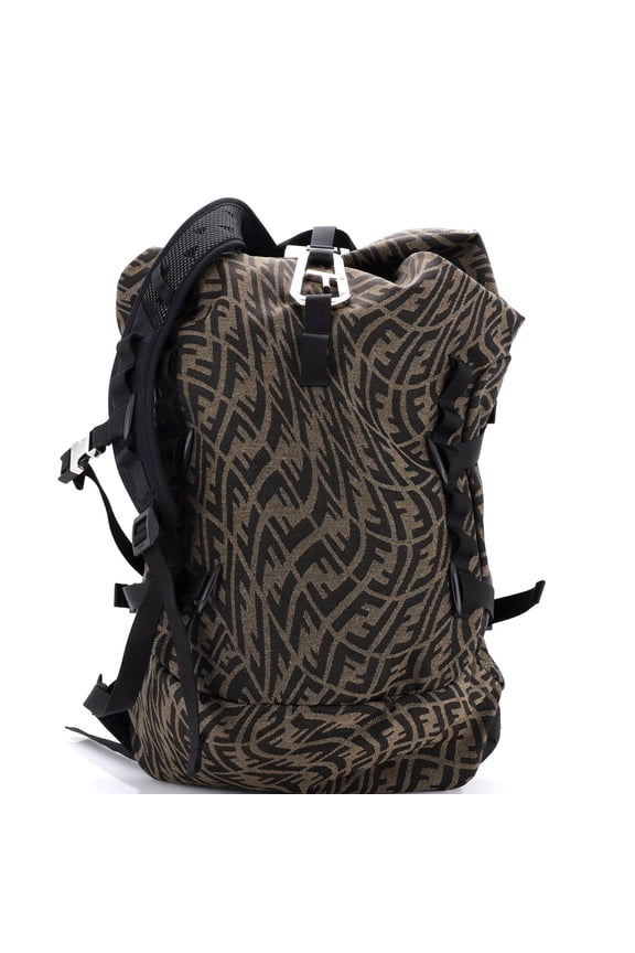 Pre-Owned Sarah Coleman Ferrino Ripstop Backpack Vertigo Zucca Canvas By Rebag