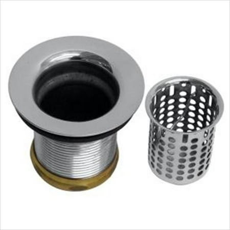 

Westbrass Junior Basket Style Bar Strainer D218 in Polished Chrome