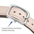 thumbnail image 4 of WFEAGL Leather Band iWatch SE Series Apple Watch Band 42mm 44mm 45mm Pink Sand/Silver, 4 of 8